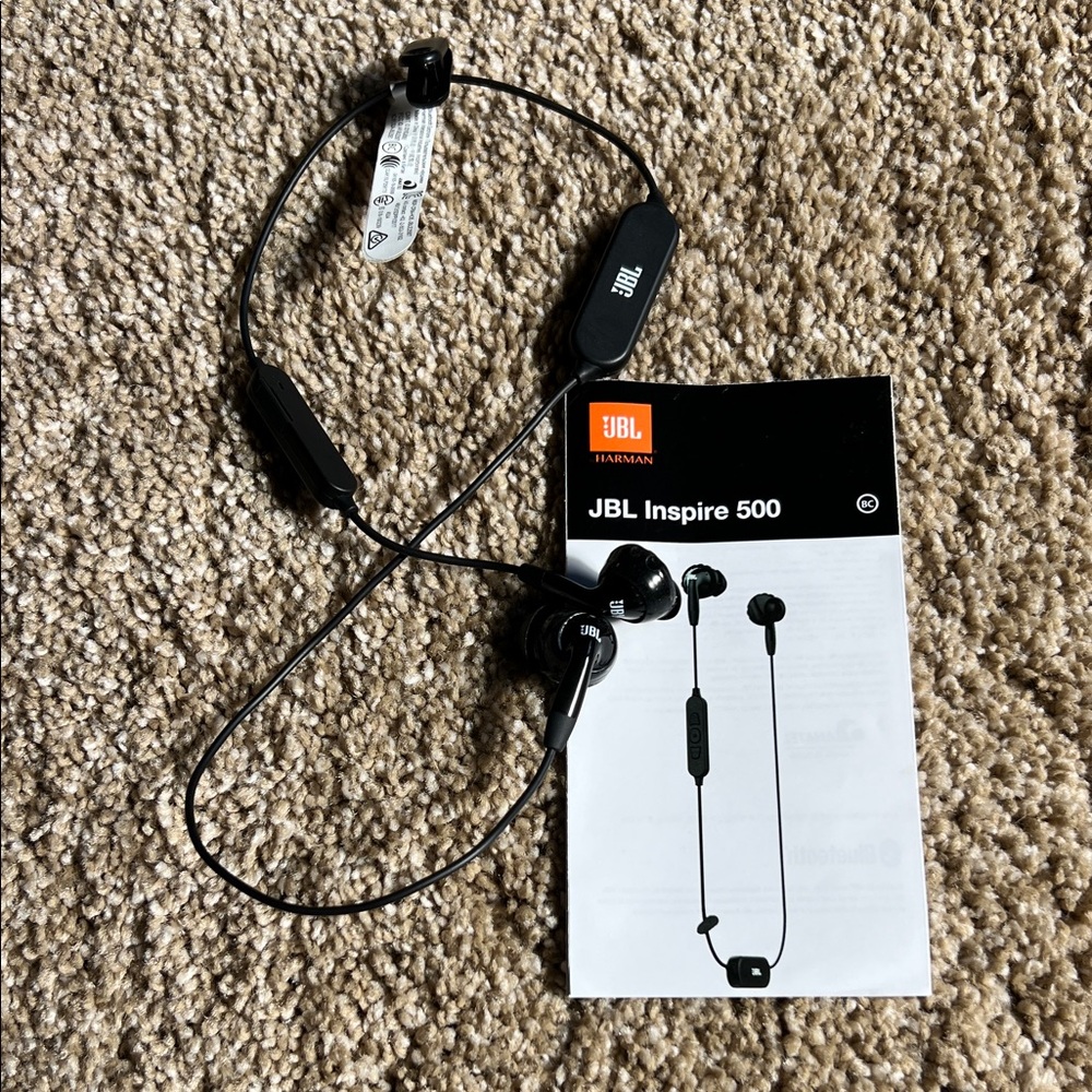 JBL Inspire 500 Black Wireless Headphones